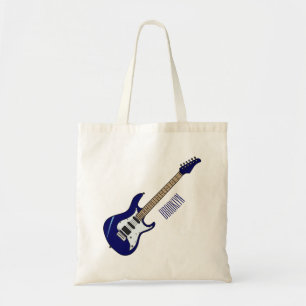 Bolsa Tote Ilustração de desenho de guitarra elétrica