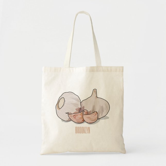 Bolsa Tote Ilustração de desenho em quadrinhos (Frente)