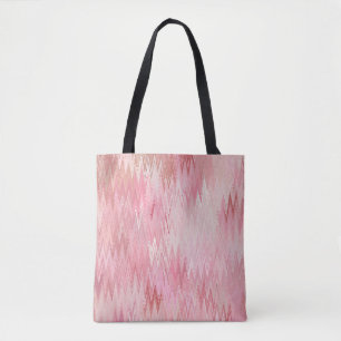 Bolsa Tote Ilustração de fundo do mosaico rosa-abstrato