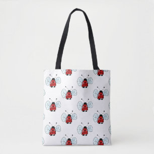 Bolsa Tote Ilustração de Joaninha Fofa