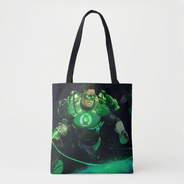 Bolsa Tote Ilustração de Lanterna Verde de Crise Infinita (Frente)