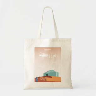 Bolsa Tote Ilustração de Merzouga Marrocos Arte Inspirada em