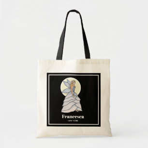 Bolsa Tote Ilustração de Moda de Vestido Fada Princesa Bridal