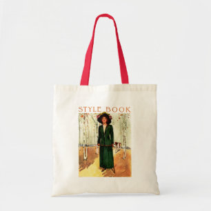 Bolsa Tote Ilustração de Moda do Livro de Estilos