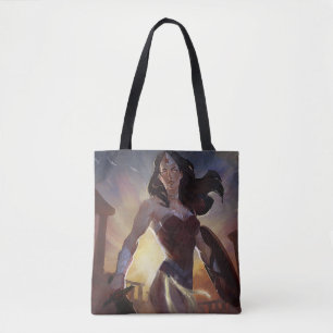 Bolsa Tote Ilustração de Mulher Maravilha de Crise Infinita