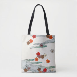 Bolsa Tote Ilustração de outono e água.