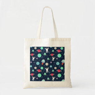 Bolsa Tote ilustração de padrão espacial