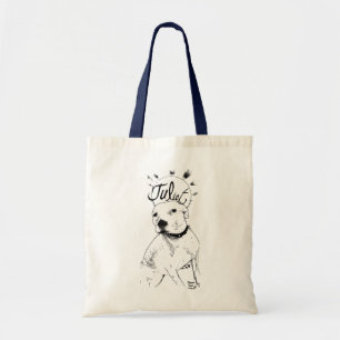 Bolsa Tote Ilustração de Pitbull