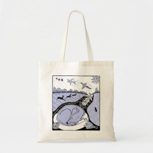 Bolsa Tote Ilustração de sonhos de chicote