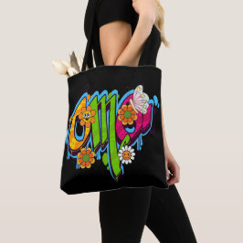 Bolsa Tote Ilustração de Tipografia de Boas Vibrações