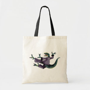 Bolsa Tote Ilustração De Um Caratê De Execução De Raptor.