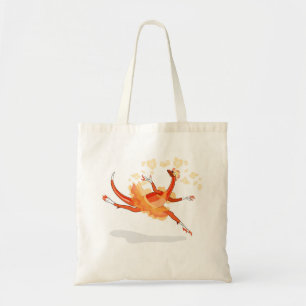 Bolsa Tote Ilustração De Um Raptor De Ballerina. 2