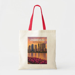 Bolsa Tote Ilustração de viagem de arte de Joanesburgo África