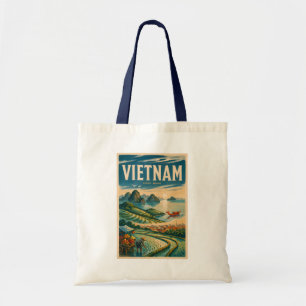 Bolsa Tote Ilustração de Viagem de Arte Vintage da Cultura do