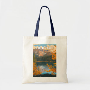 Bolsa Tote Ilustração de Viagem de Arte Vintage do Colorado