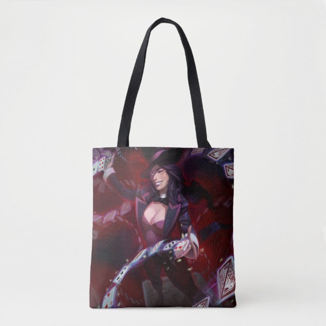 Bolsa Tote Ilustração de Zatanna em Crise Infinita (Frente)
