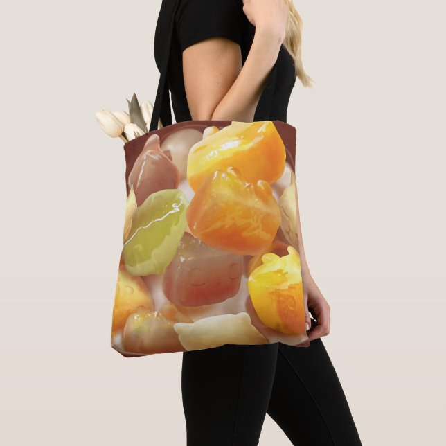 Bolsa Tote Ilustração do Deserto de Bola Taro (Close Up)