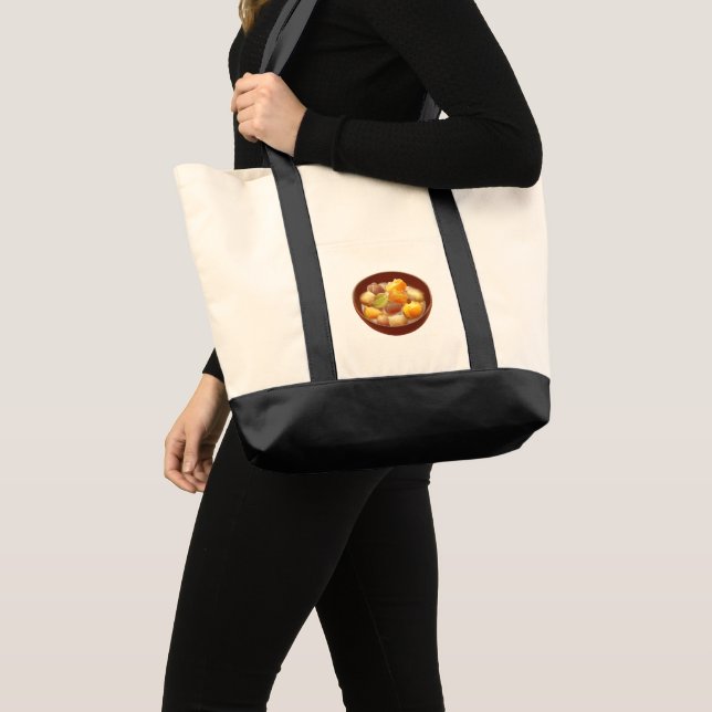 Bolsa Tote Ilustração do Deserto de Bola Taro (Frente (produto))