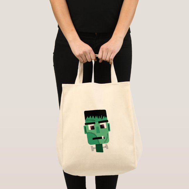 Bolsa Tote Ilustração do Monstro de Frankenstein (Frente (produto))