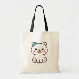 Bolsa Tote Ilustração do Urso de Teddy