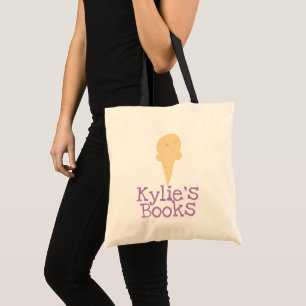 Bolsa Tote Ilustração Doce de Verão de Sorvete