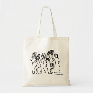 Bolsa Tote Ilustração dos fotógrafo das mulheres