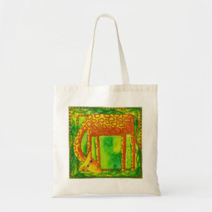Bolsa Tote Ilustração em Aquarela de Girafa Estampada