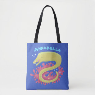 Bolsa Tote Ilustração engraçada de desenho animado de engu