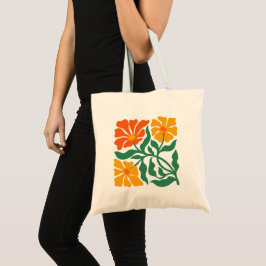 Bolsa Tote Ilustração Floral