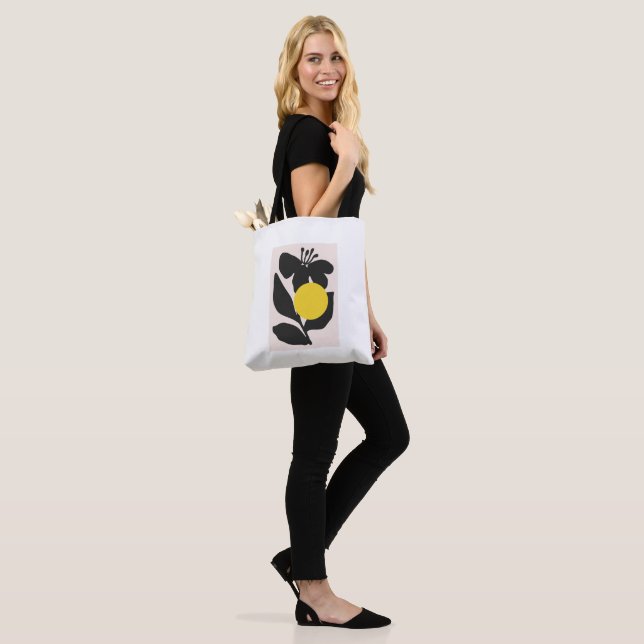 Bolsa Tote Ilustração Floral Arte (No(a) Modelo)