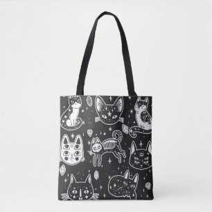 Bolsa Tote Ilustração Isolada da Bruxa