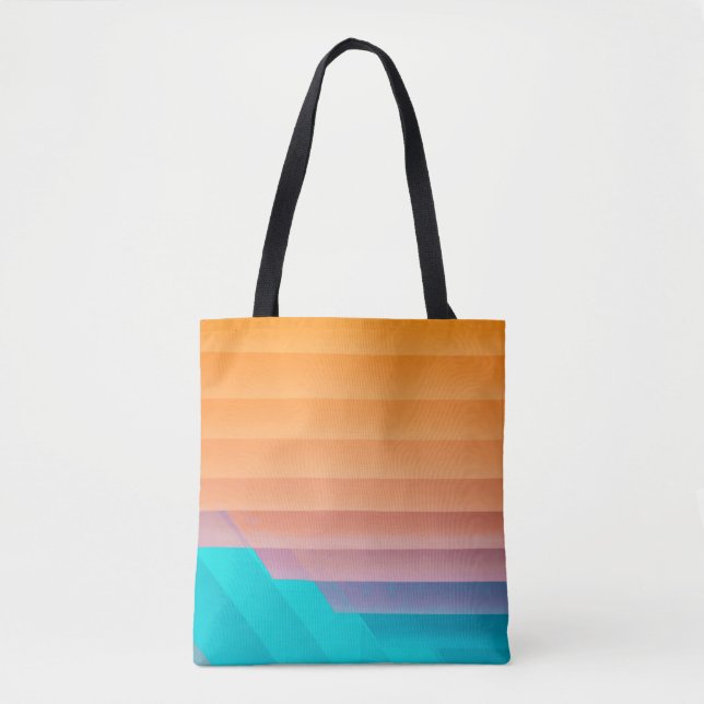 Bolsa Tote Ilustração laranja e lacre (Frente)