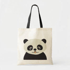 Bolsa Tote Ilustração moderna do panda Cute
