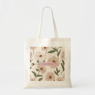 Bolsa Tote Ilustração Personalizada de Margarida Rosa Delicad