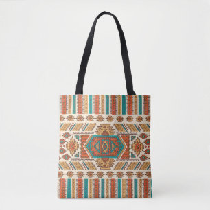 Bolsa Tote Ilustração sem descontinuidades étnica de colhe