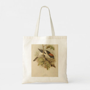 Bolsa Tote Ilustração Vintage de Woodchat Shrike