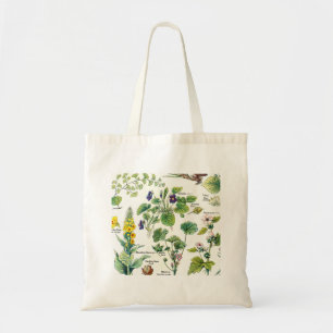 Bolsa Tote Ilustrações botânicas - plantas de Larousse