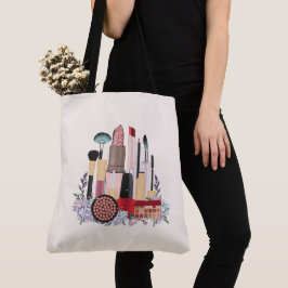 Bolsa Tote Ilustrações estéticas, café feminino