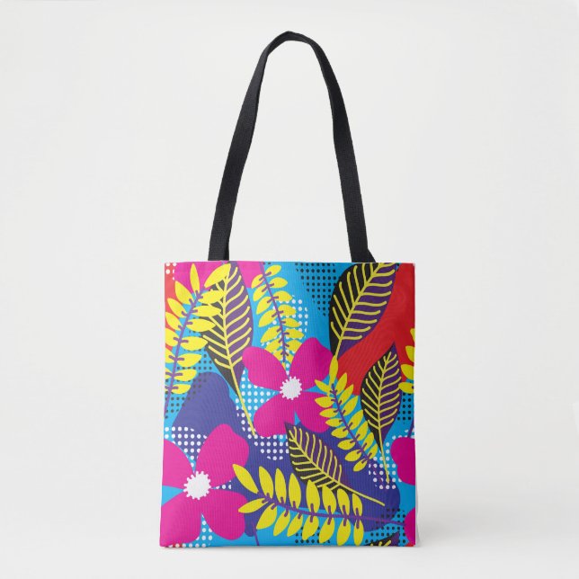 Bolsa Tote Ilustrações florais (Frente)