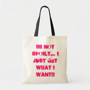 Bolsa Tote im não estragado… que eu apenas obtenho o que e