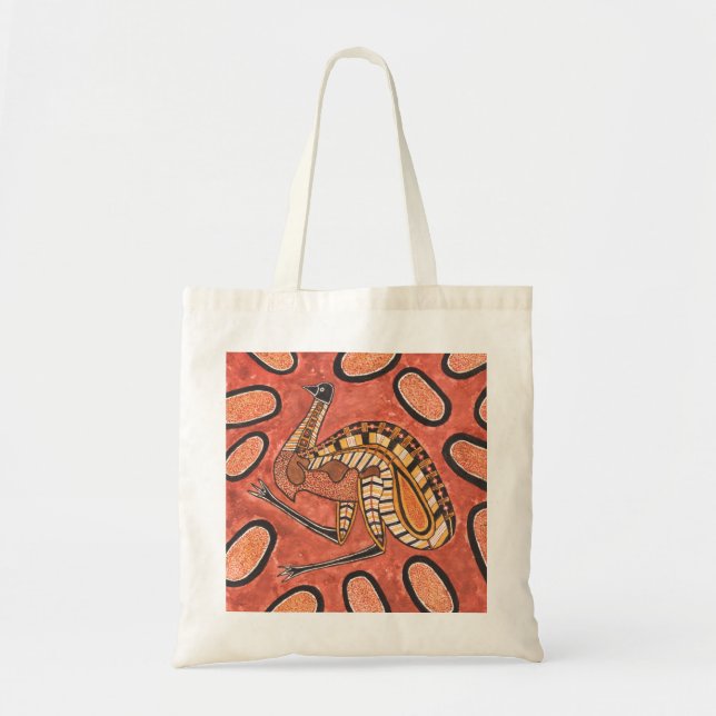 Bolsa Tote Imagem Aboriginal de Arte Emu (Frente)