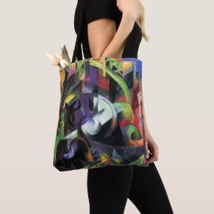 Bolsa Tote Imagem com Gado por Franz Marc, Arte Antiga