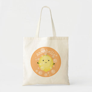 Bolsa Tote Imagem das bolhas de fruta de limão-branco
