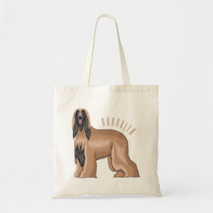 Bolsa Tote Imagem de desenho animado de cão de cão de cão de