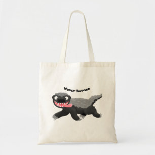 Bolsa Tote Imagem de desenhos animados famintos e engraçados