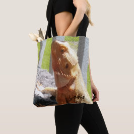 Bolsa Tote Imagem de Dragão Personalizado Adorável