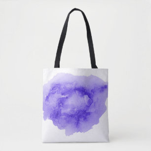 Bolsa Tote Imagem de fundo de abstrato com aquarela com líqui