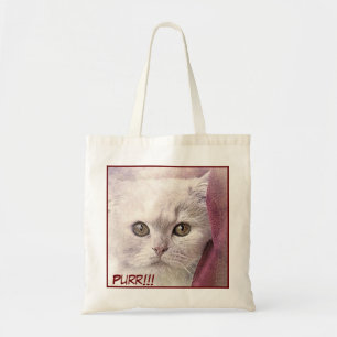 Bolsa Tote Imagem de Gato de Fecho Adorável