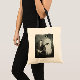 Bolsa Tote Imagem do Casal de Foto B&W do Sr. & Sra. Hill RPP