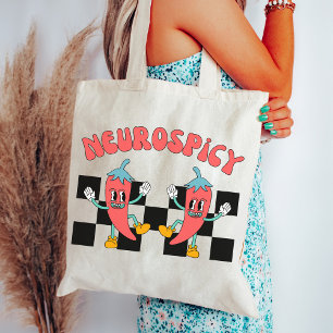 Bolsa Tote Imagem do Neuro, Autismo, ADHD, Neurodiversidade R
